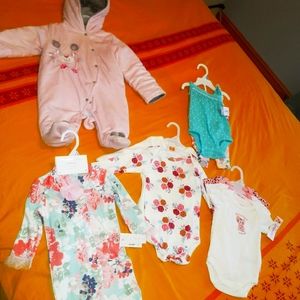 Baby girl outfit bundle